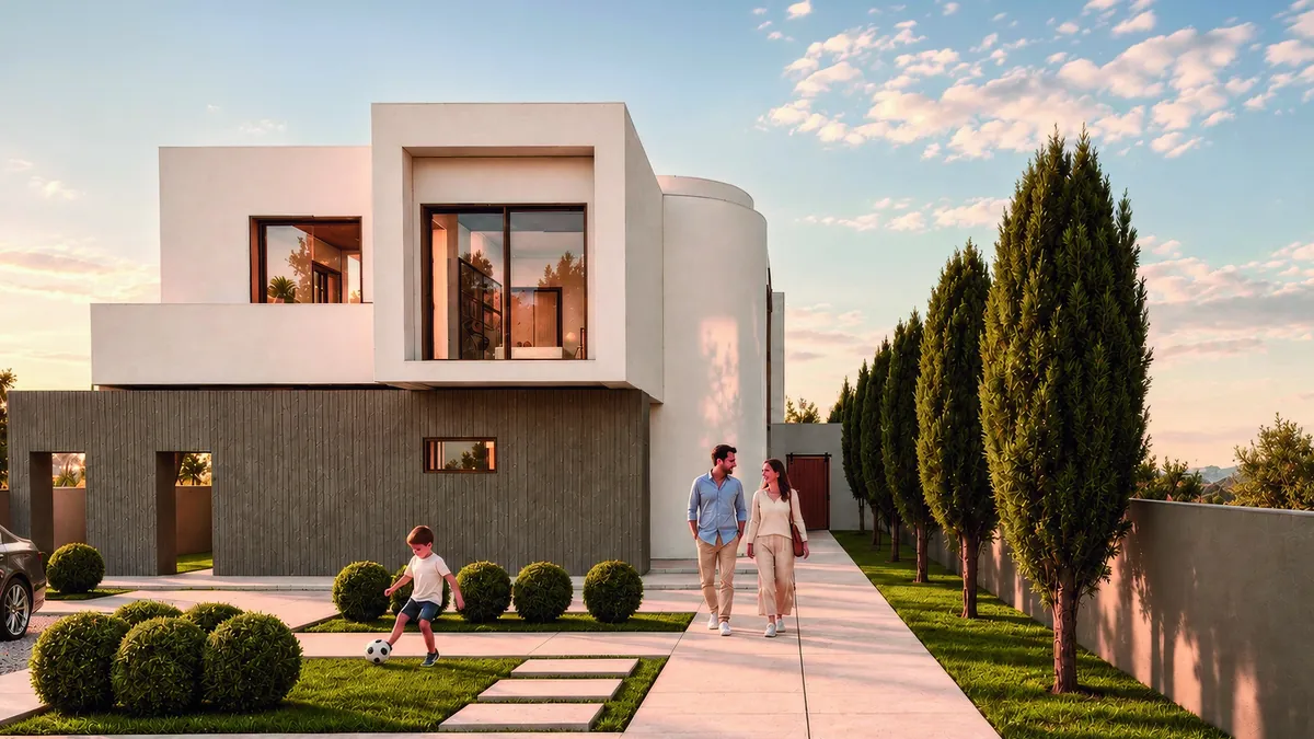 Selçuklu Yazır Villa, Konya: projenin genel görünümü